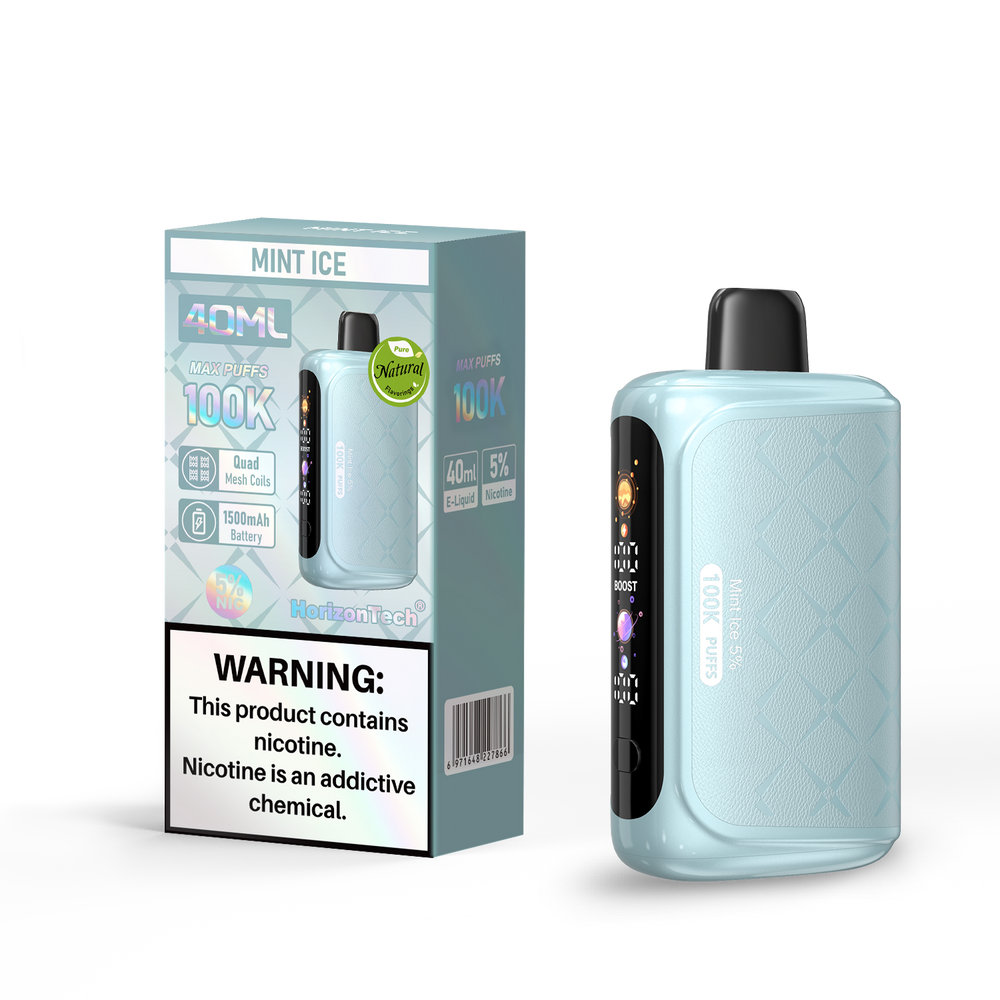 HORIZONTECH 100,000 PUFFS DISPOSABLE VAPE - DISPLAY OF 5