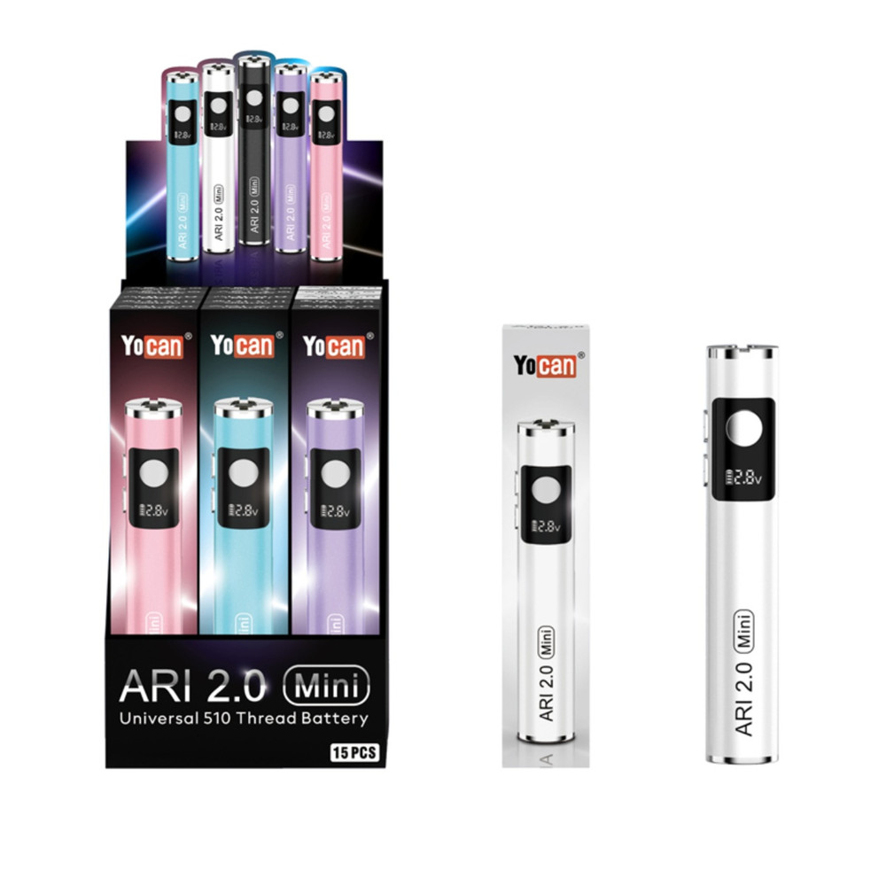 YOCAN ARI 2.0 MINI 510 BATTERY - DISPLAY OF 15