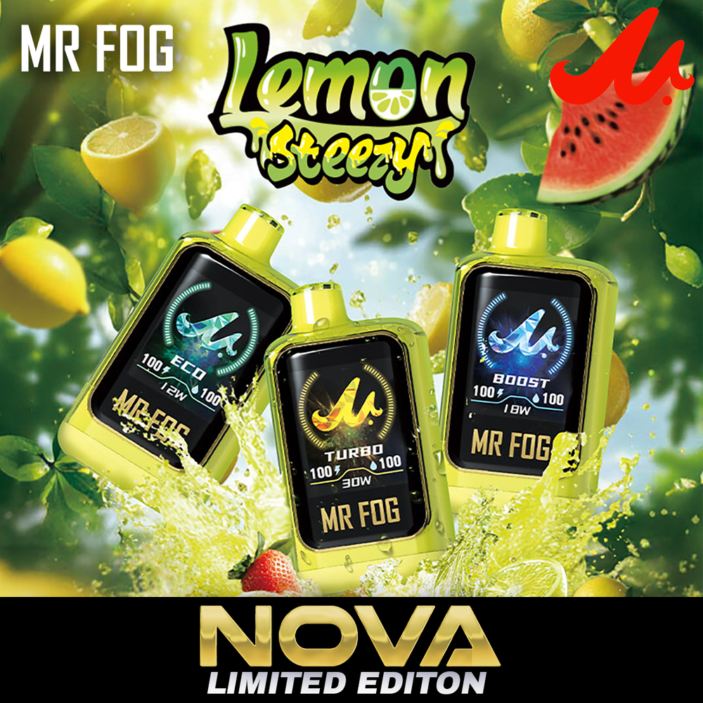 MR FOG NOVA LIMITED EDITION 36,000 PUFFS DISPOSABLE VAPE - DISPLAY OF 5