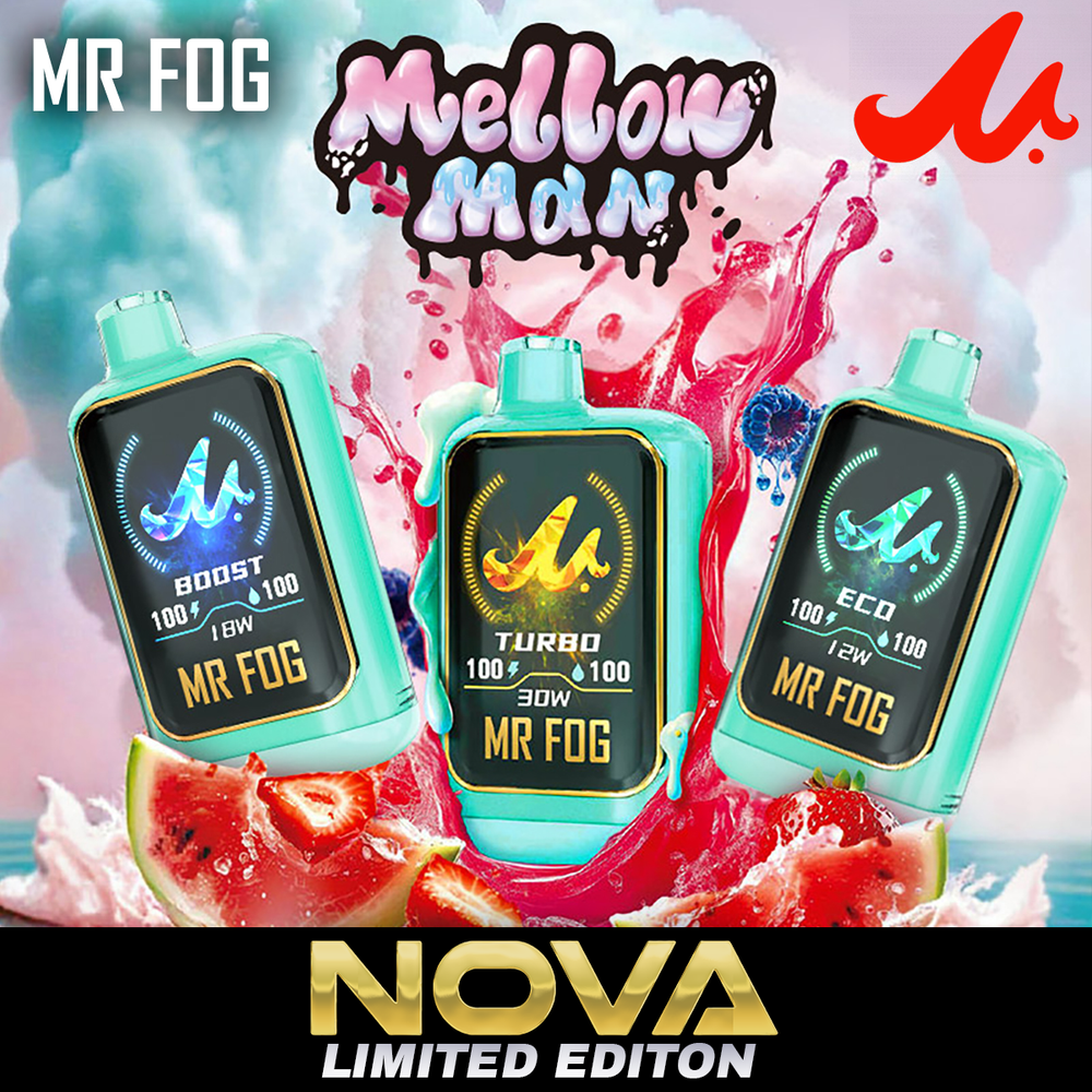 MR FOG NOVA LIMITED EDITION 36,000 PUFFS DISPOSABLE VAPE - DISPLAY OF 5