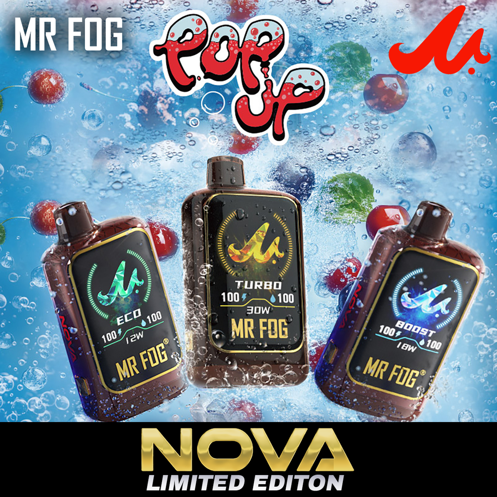 MR FOG NOVA LIMITED EDITION 36,000 PUFFS DISPOSABLE VAPE - DISPLAY OF 5