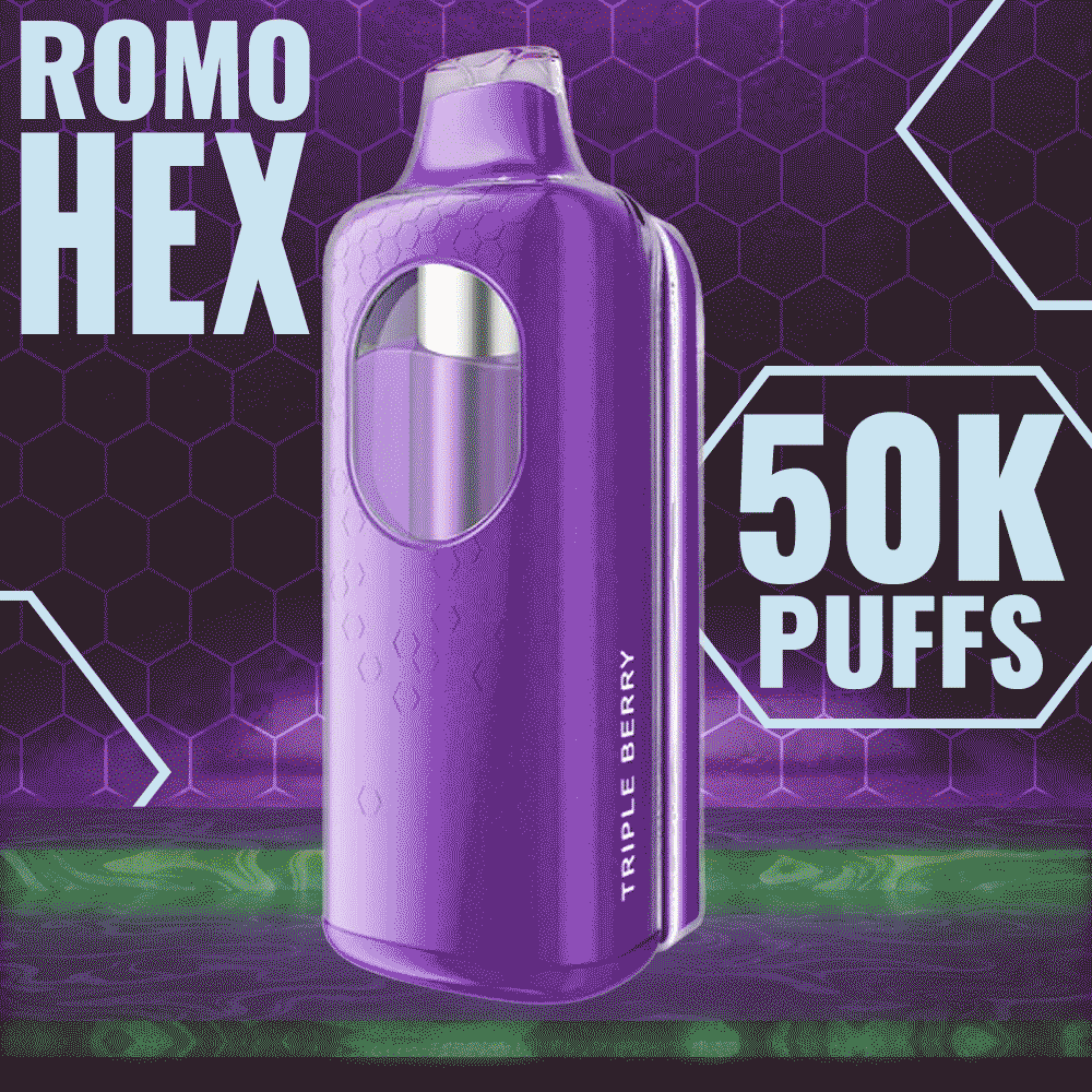 ROMO HEK 50,000 PUFFS DISPOSABLE (POD ONLY) - DISPLAY OF 5