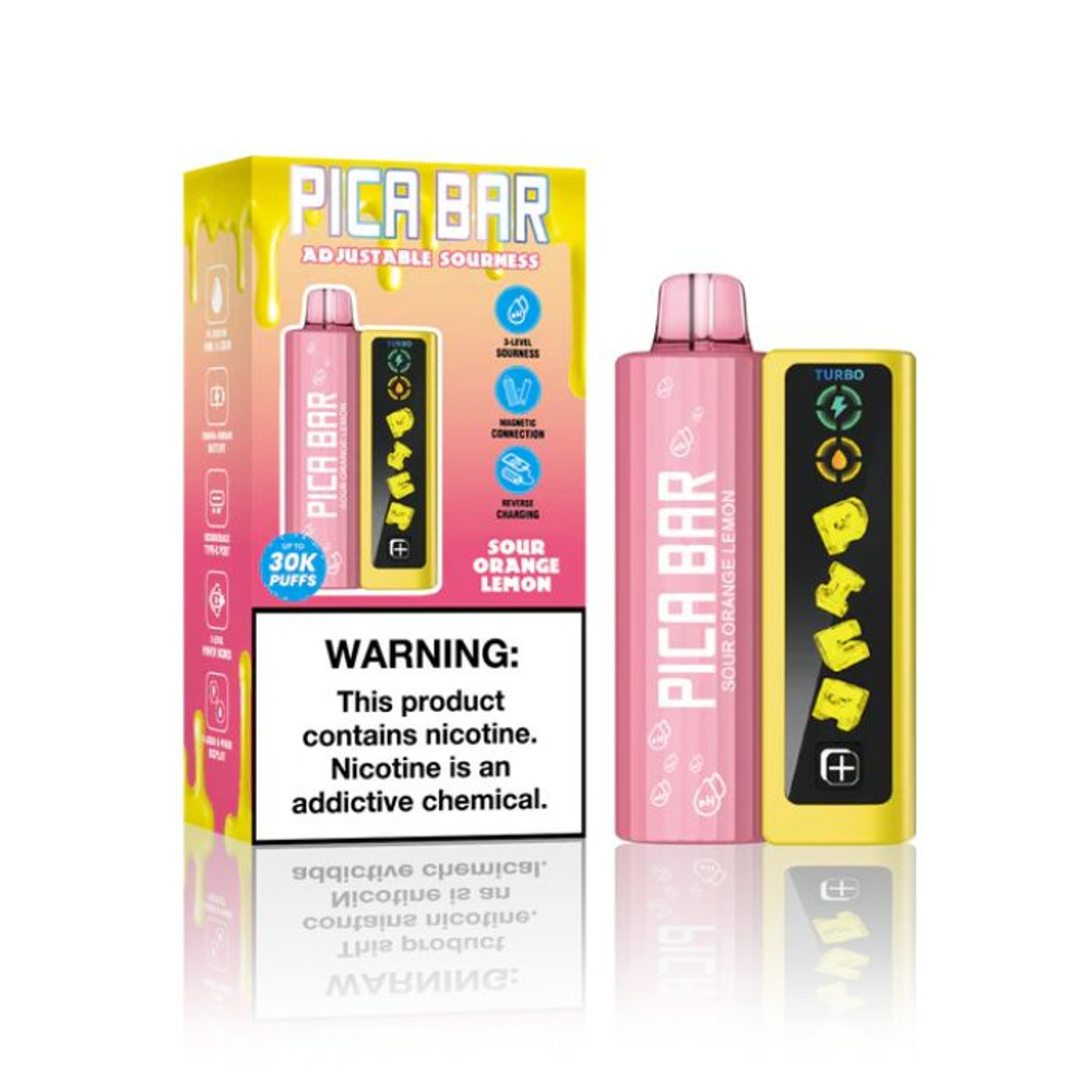 PICA BAR TUNING 30,000 PUFFS DISPOSABLE VAPE (FULL KIT) - DISPLAY OF 5
