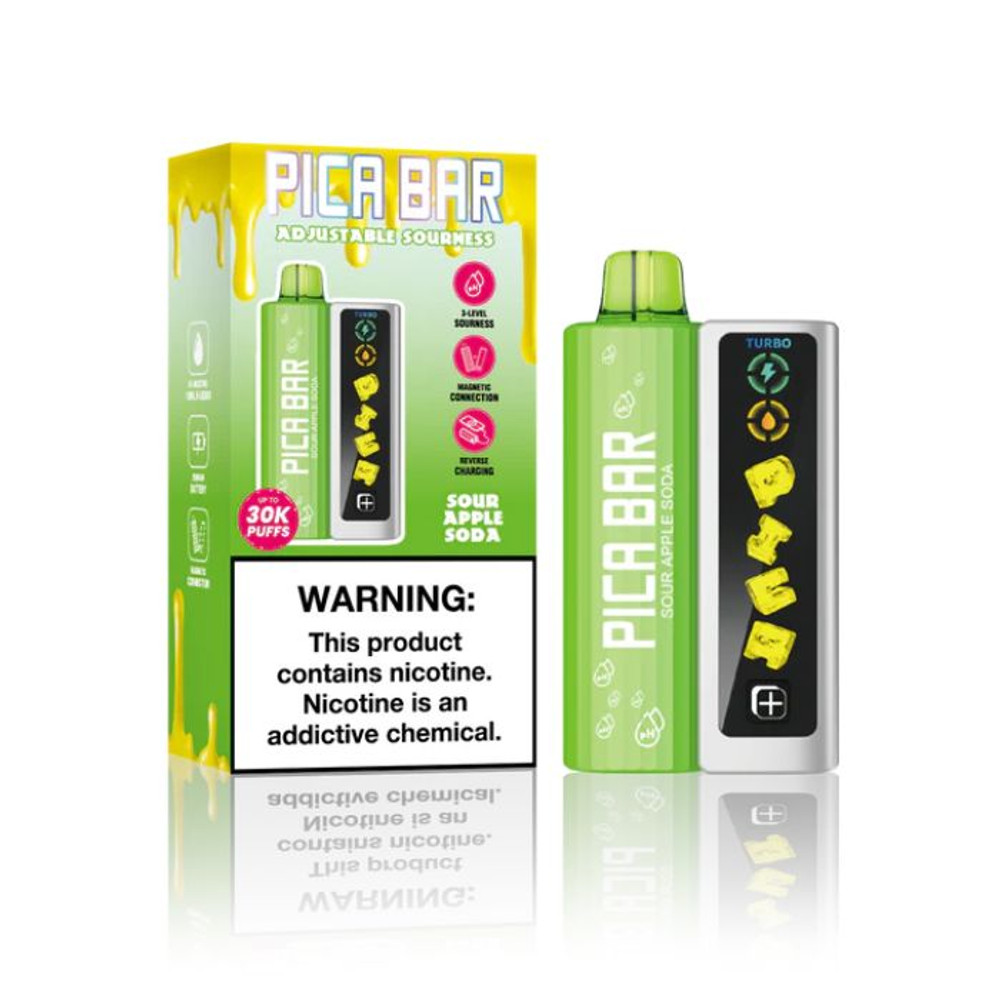 PICA BAR TUNING 30,000 PUFFS DISPOSABLE VAPE (FULL KIT) - DISPLAY OF 5
