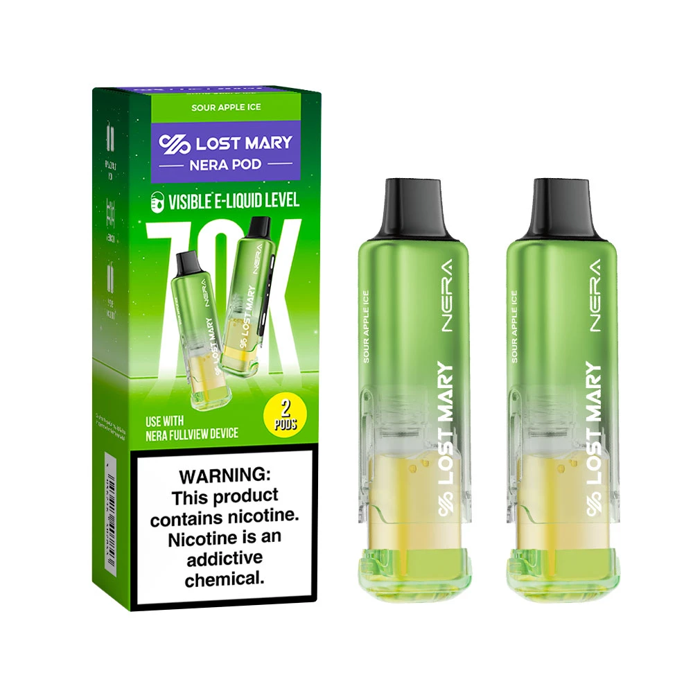 LOST MARY NERA FULLVIEW 70,000 PUFFS DISPOSABLE VAPE 2-PACK (PODS ONLY) - DISPLAY OF 5