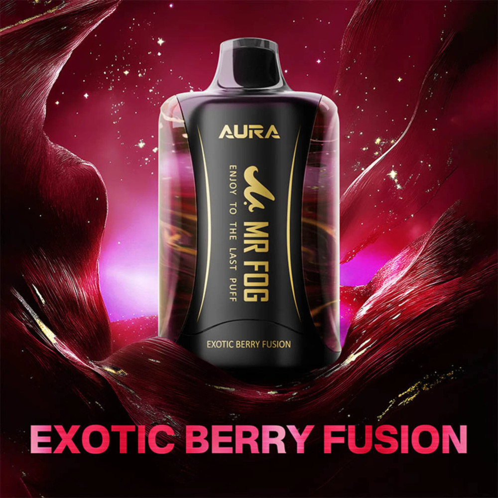 MR FOG AURA 60,000 PUFFS DISPOSABLE VAPE - DISPLAY OF 5