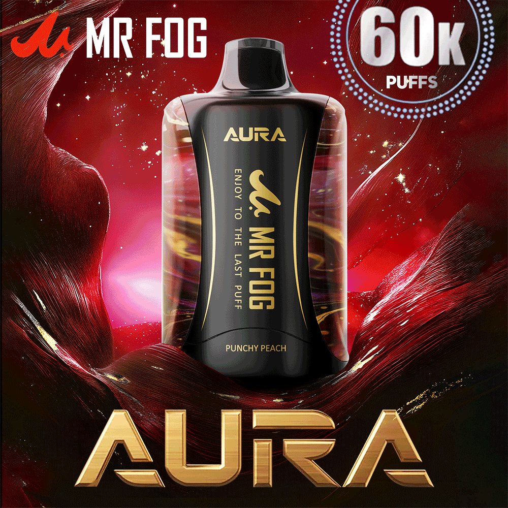 MR FOG AURA 60,000 PUFFS DISPOSABLE VAPE - DISPLAY OF 5