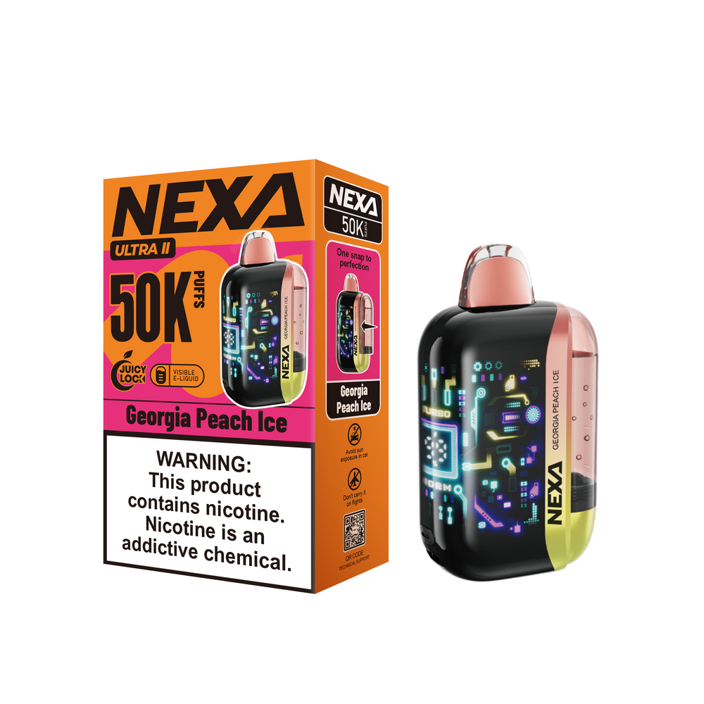 NEXA ULTRA II 50,000 PUFFS DISPOSABLE VAPE - DISPLAY OF 5