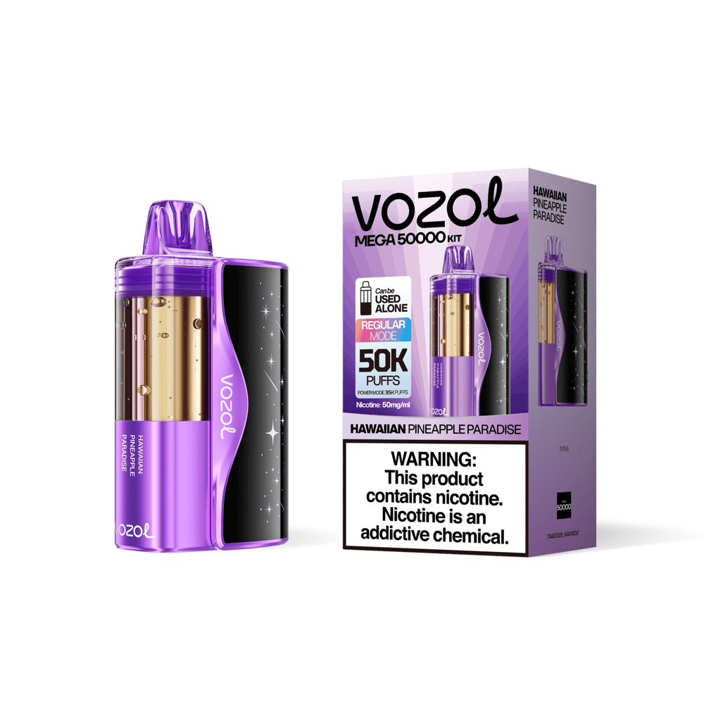 VOZOL MEGA 50,000 PUFFS DISPOSABLE VAPE (FULL KIT) - DISPLAY OF 5