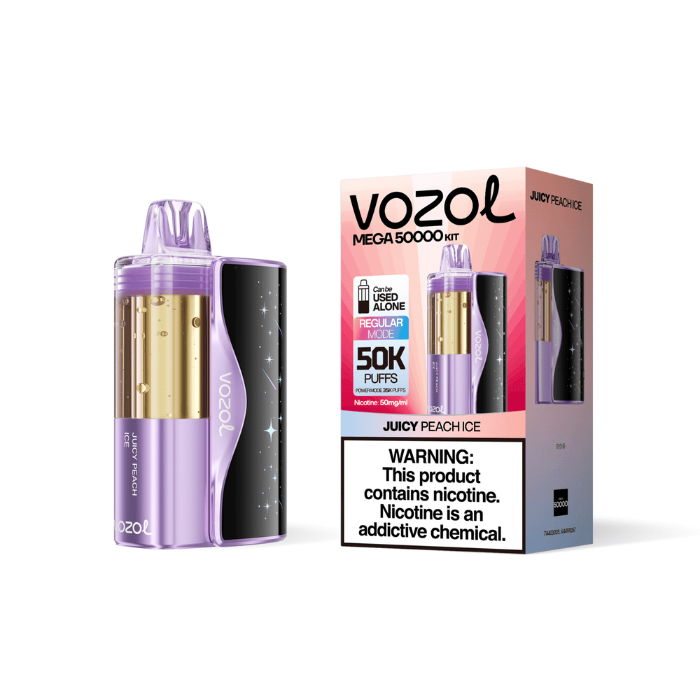 VOZOL MEGA 50,000 PUFFS DISPOSABLE VAPE (FULL KIT) - DISPLAY OF 5