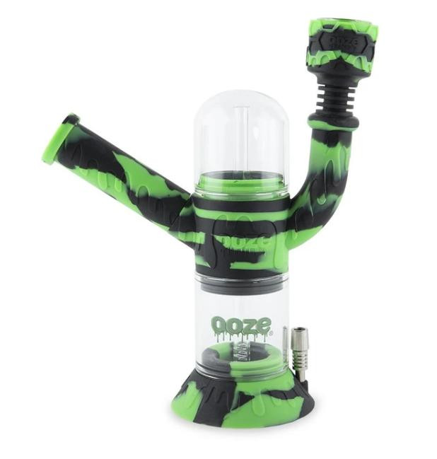 OOZE CRANIUM SILICONE WATERPIPE & NECTAR COLLECTOR - MIXED COLORS (WP1005)