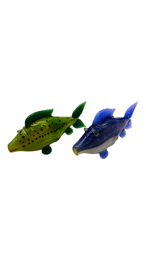 FANCY ARTISTIC FISH HANDPIPE 6"