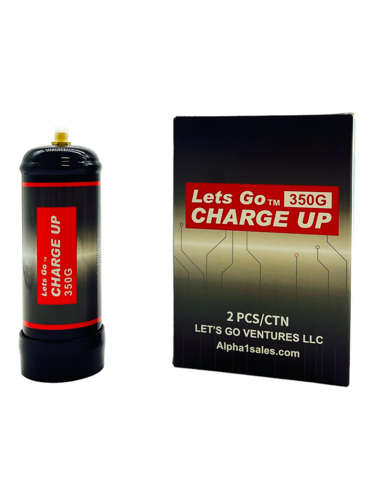 LET'S GO CHARGE UP 350G NITROUS OXIDE 12CT CASE