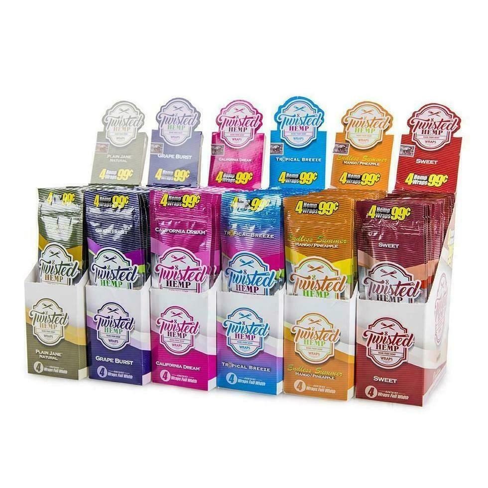 TWISTED HEMP WRAP - PACK OF 15CT