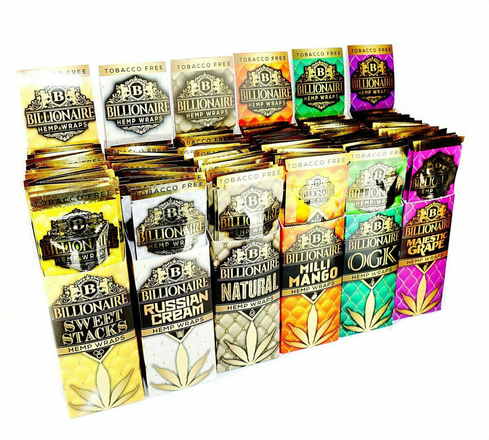 BILLIONAIRE HEMP WRAPS -  2CT/25PK