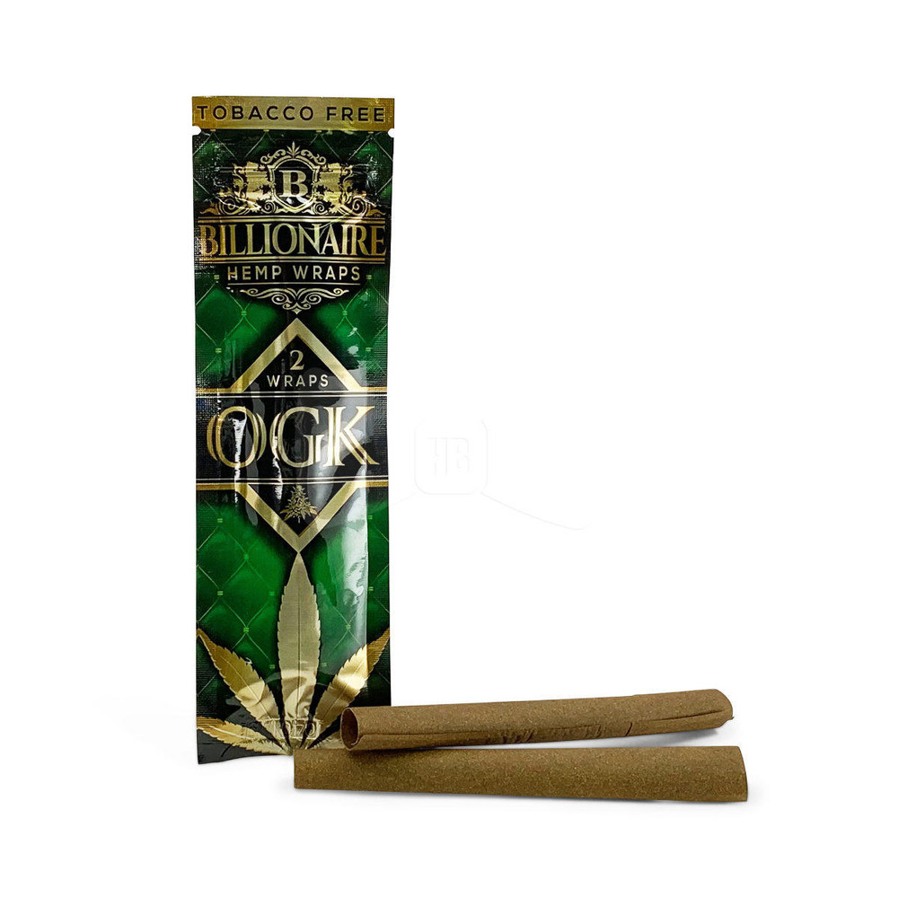 BILLIONAIRE HEMP WRAPS -  2CT/25PK