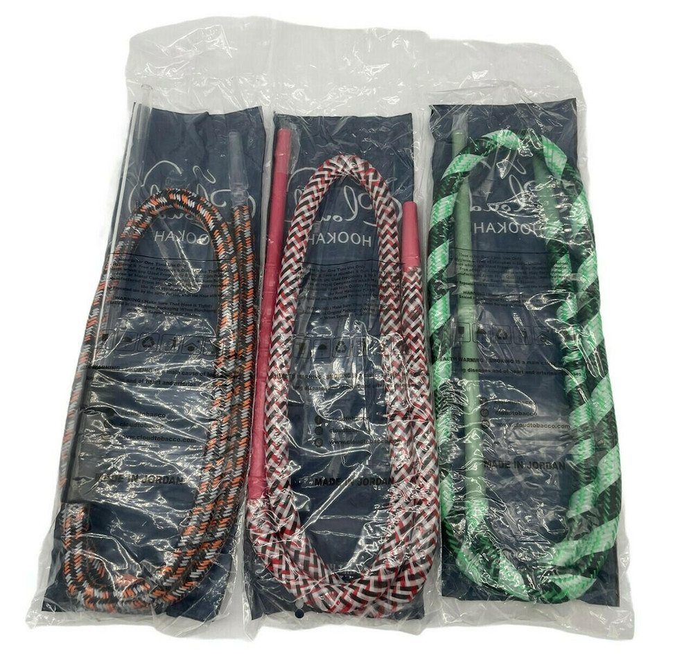 CLOUD HOOKAH DISPOSABLE HOSE WITH SILK - 1CT