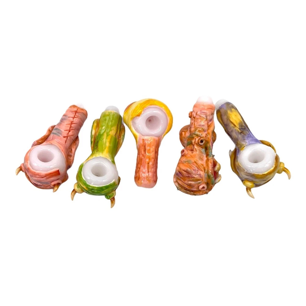 MONSTER EYE and MOUTH SHAPE HANDPIPE 5 BAG OF 5CT HP004700