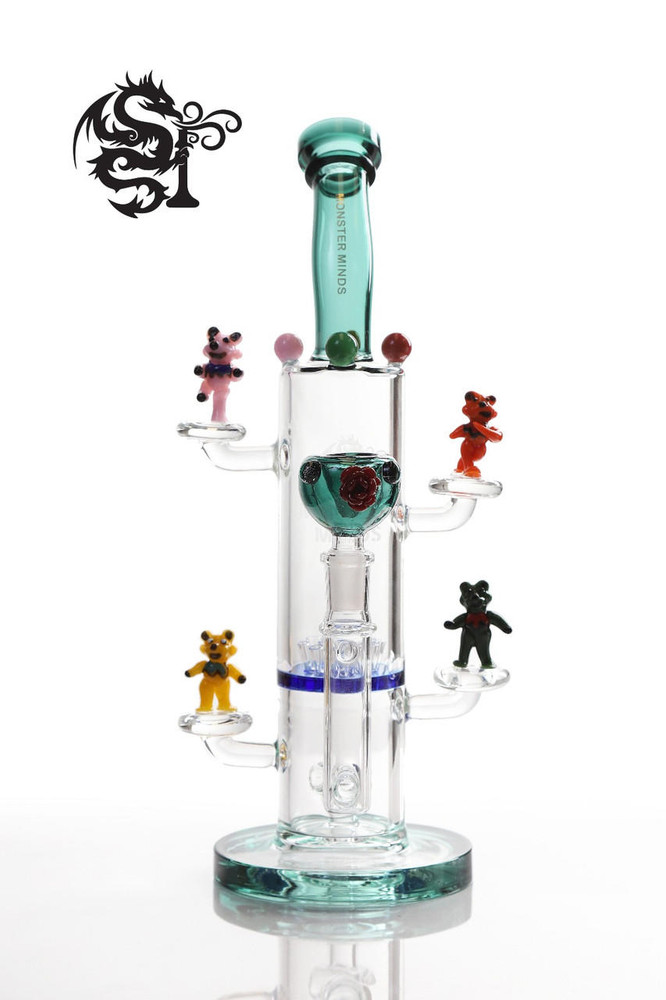 MONSTER MINDS - INLINE AND SPRINKLER PERC 12" WATERPIPE