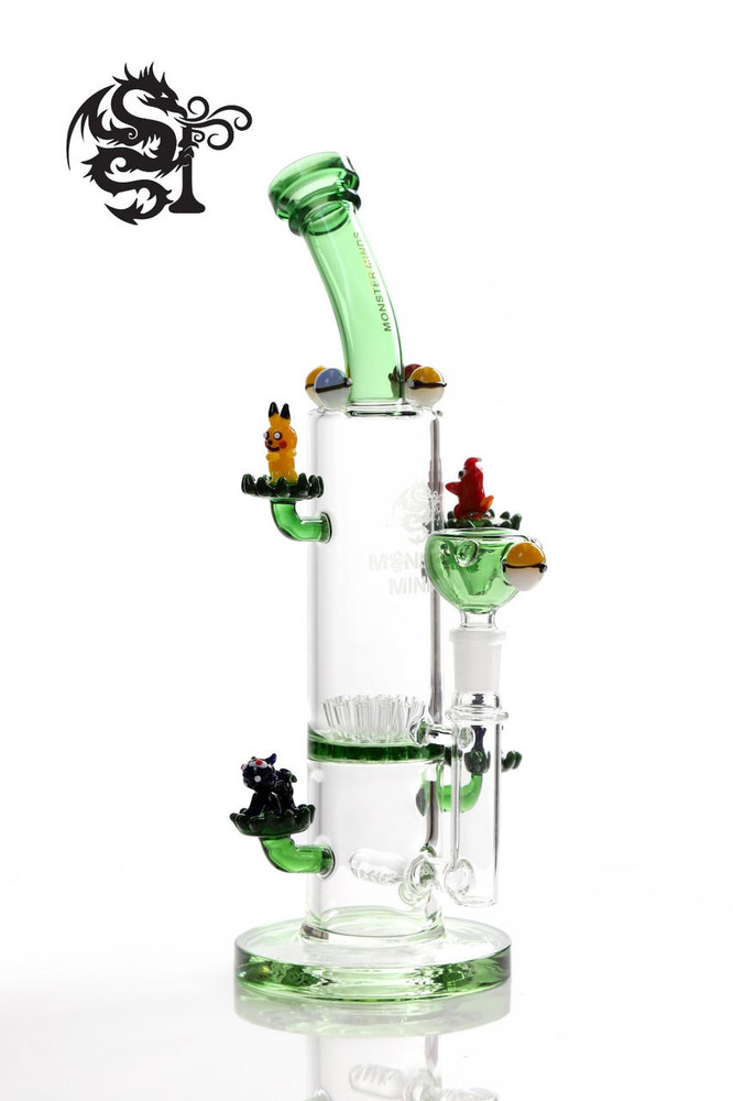 MONSTER MINDS - INLINE AND SPRINKLER PERC 12" WATERPIPE