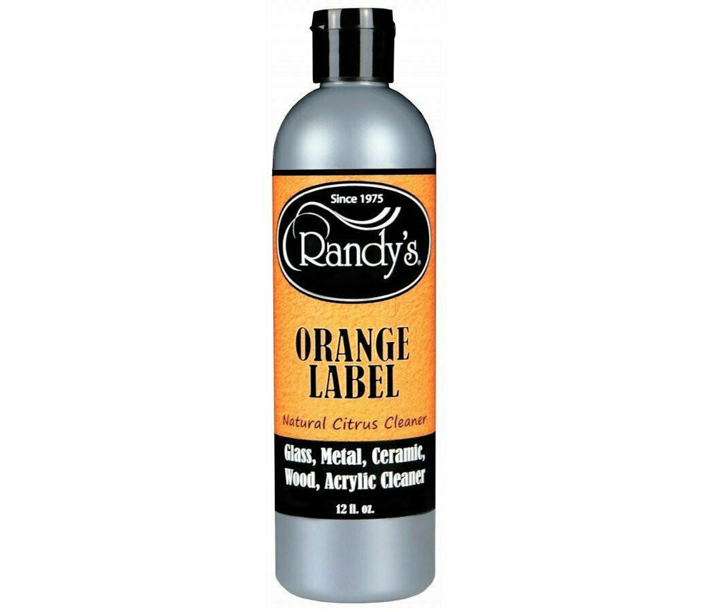 RANDY'S ORANGE LABEL GLASS/METAL/CERAMIC/WOOD CLEANER 12oz