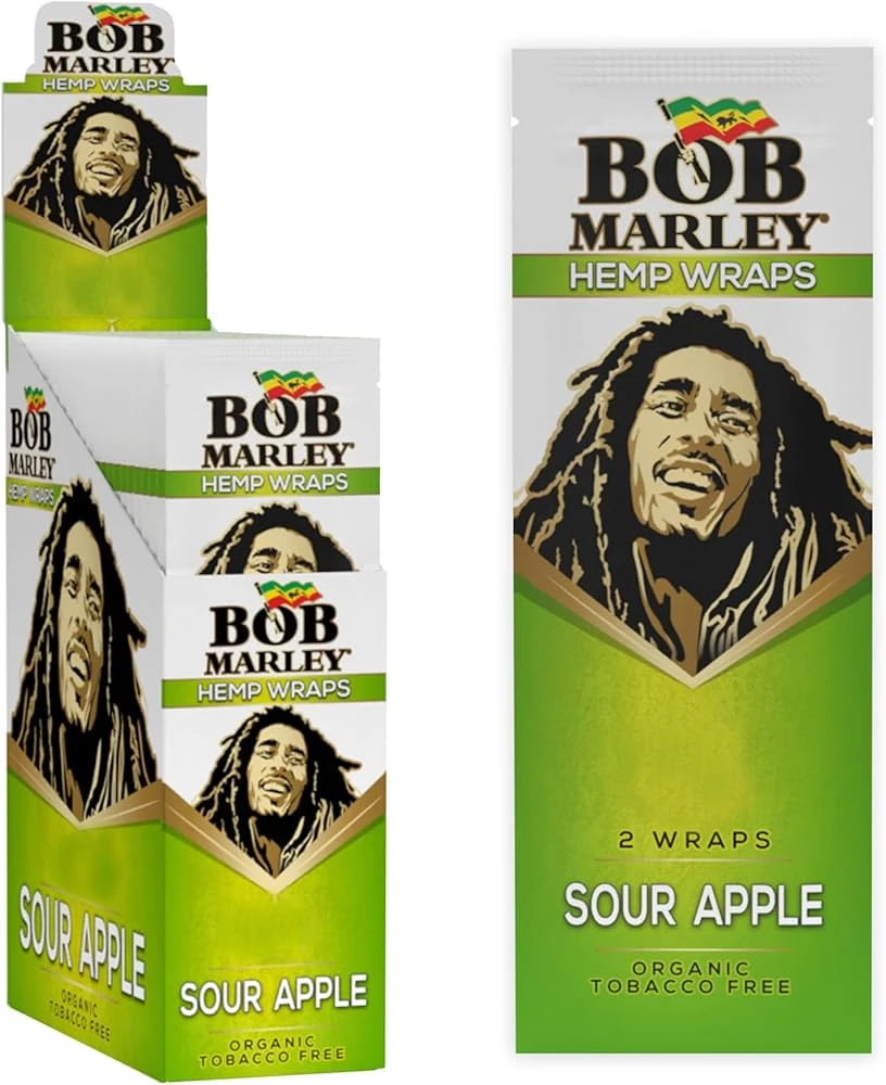 BOB MARLEY WRAPS 2-PACK - DISPLAY OF 25