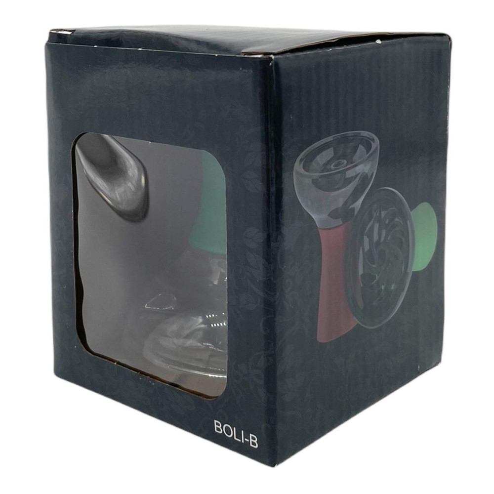 CLEAR TOP SILICONE HOOKAH HEAD 4 ASSORTED COLOR - 1CT SILHEAD4