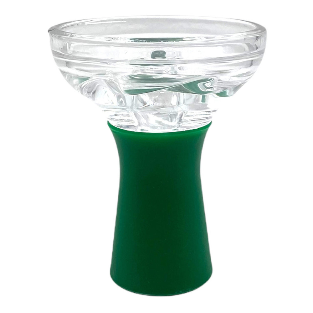 CLEAR TOP SILICONE HOOKAH HEAD 4 ASSORTED COLOR - 1CT SILHEAD4