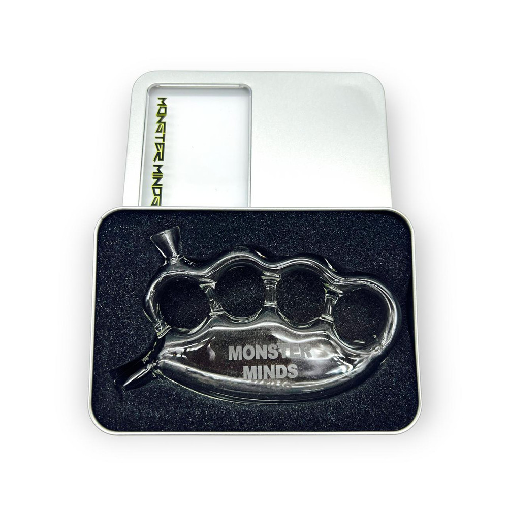 MONSTER MINDS ASSORTED COLOR KNUCKLE BUBBLER