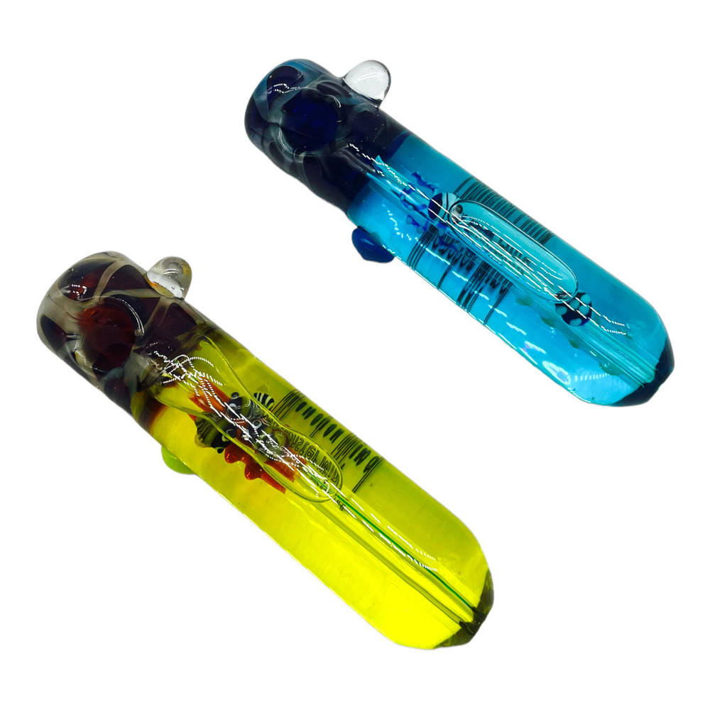 MONSTER MINDS - FREEZABLE CARTOON GLYCERIN HANDPIPE 5.5" - 1CT