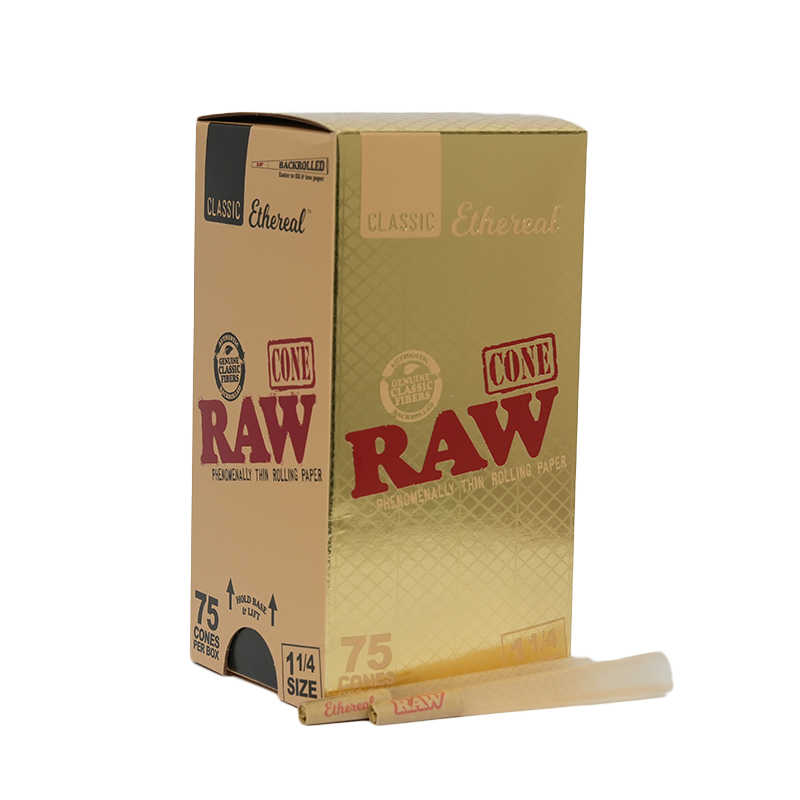 RAW CLASSIC ETHEREAL CONES - DISPLAY OF 75