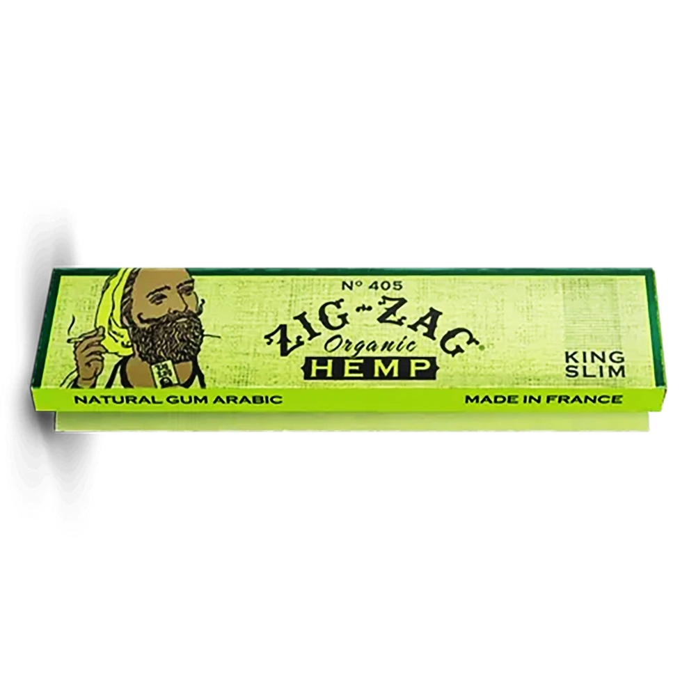 ZIG-ZAG KING SIZE ORGANIC ROLLING PAPERS - 24CT