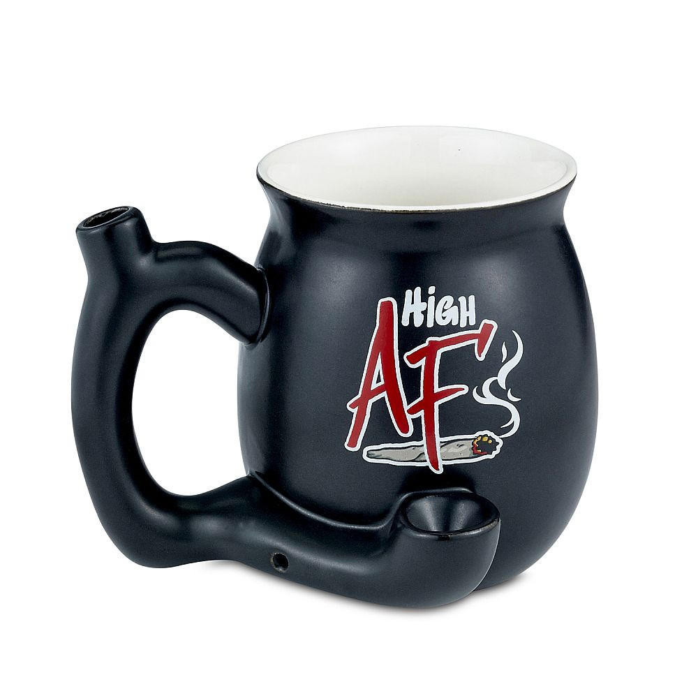 HIGH AF ROAST and TOAST CERAMIC PIPE MUG - 1CT