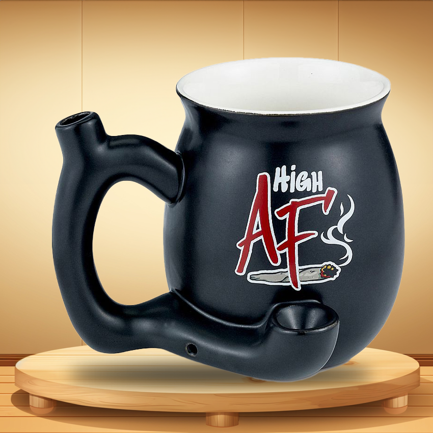 HIGH AF ROAST and TOAST CERAMIC PIPE MUG - 1CT
