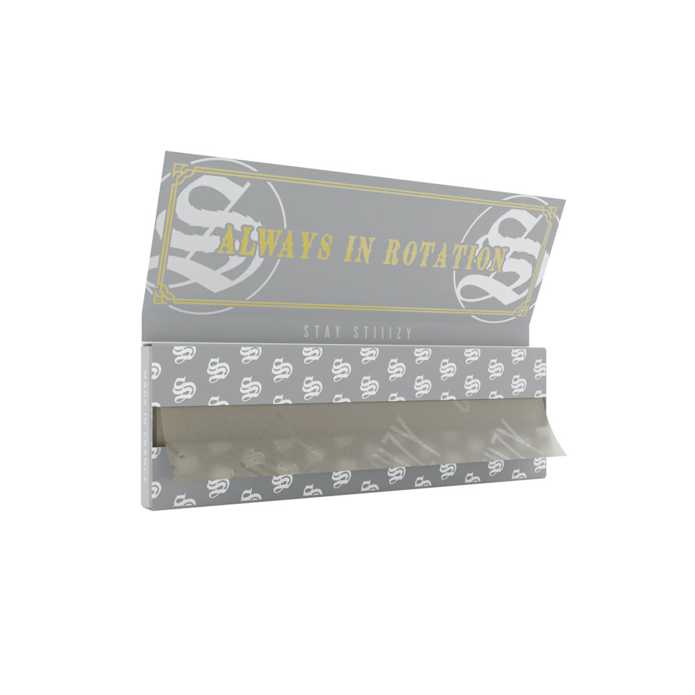 STIIIZY 1 1/4 SIZE PREMIUM ROLLING PAPER - DISPLAY OF 25