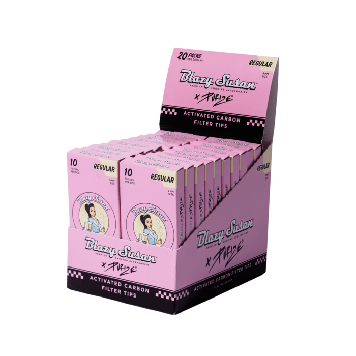 BLAZY SUSAN x PURIZE REGULAR FILTER TIPS - 10CT/20PK
