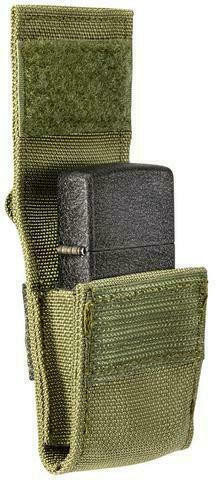 ZIPPO - TACTICAL POUCH & BLACK CRACKLE WINDPROOF LIGHTER GIFT SET - 1CT
