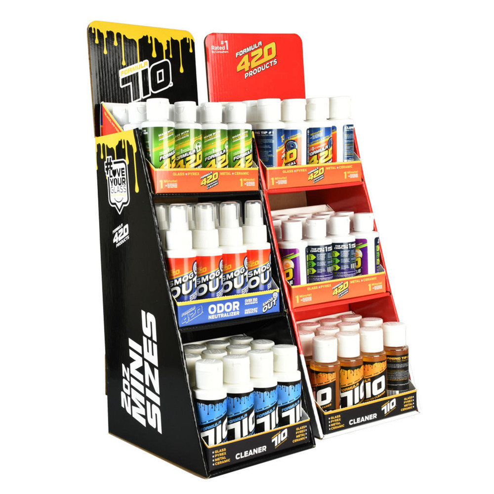 FORMULA 420/710 MINI CLEANERS ASSORTED DISPLAY 2oz - 72CT