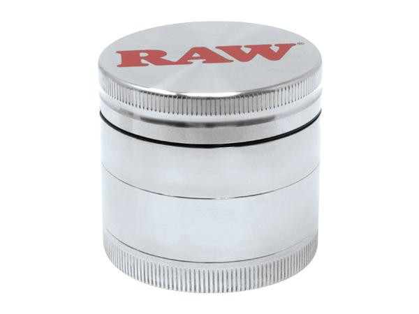 RAW STAINLESS STEEL 4 PARTS SHERDDER GRINDER 60MM - 1CT