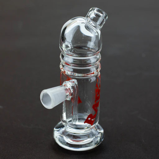 RAW CONE GLASS BUBBLER 3"