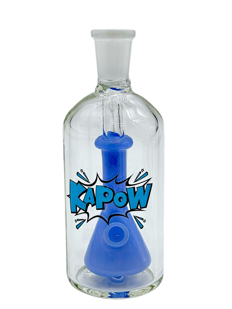 KAPOW GLASS 90 DEGREES CONE PERC ASH CATCHER 4.5" (RAS-04)
