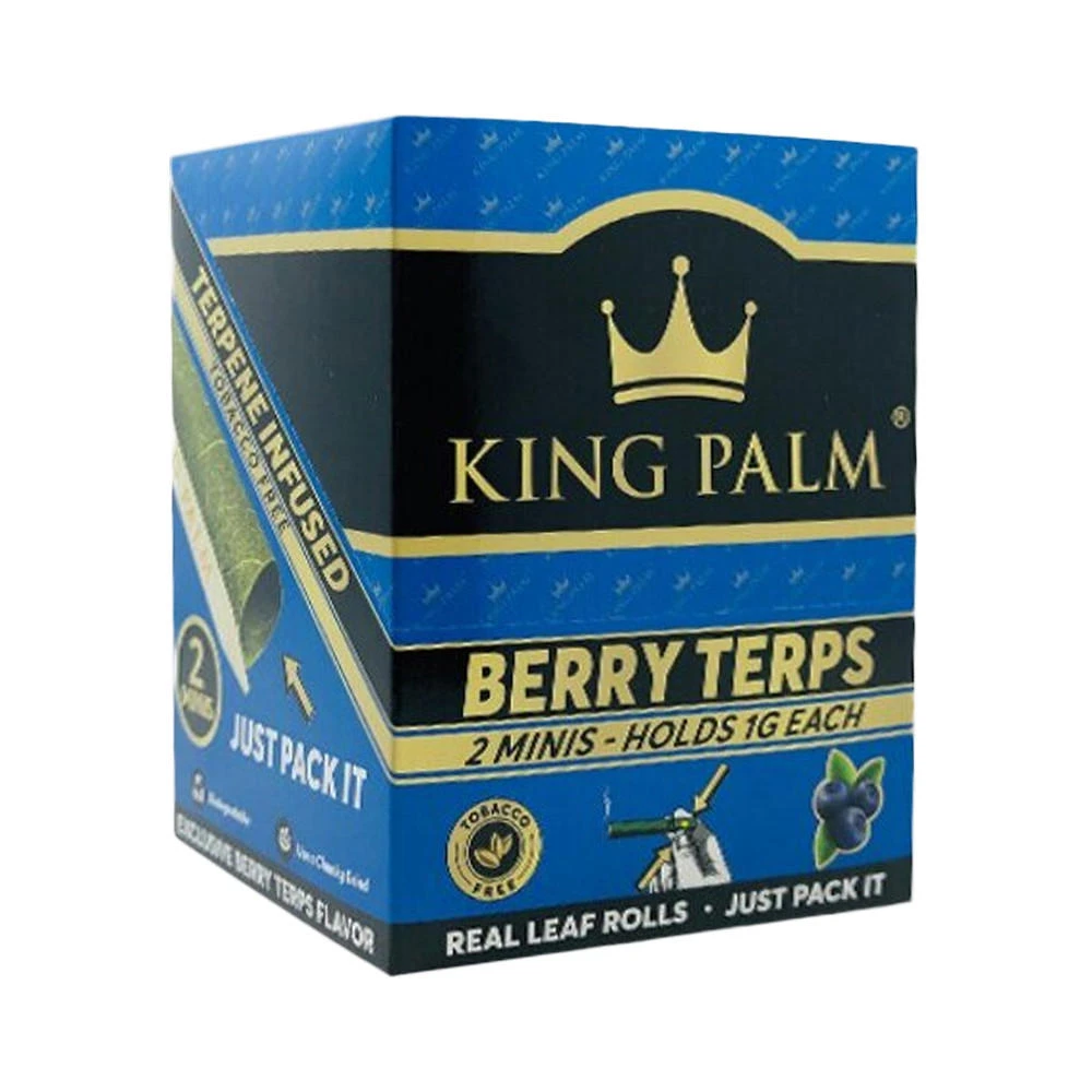 KING PALM 2 MINI ROLL SQUEEZE & POP DISPLAY - 20CT