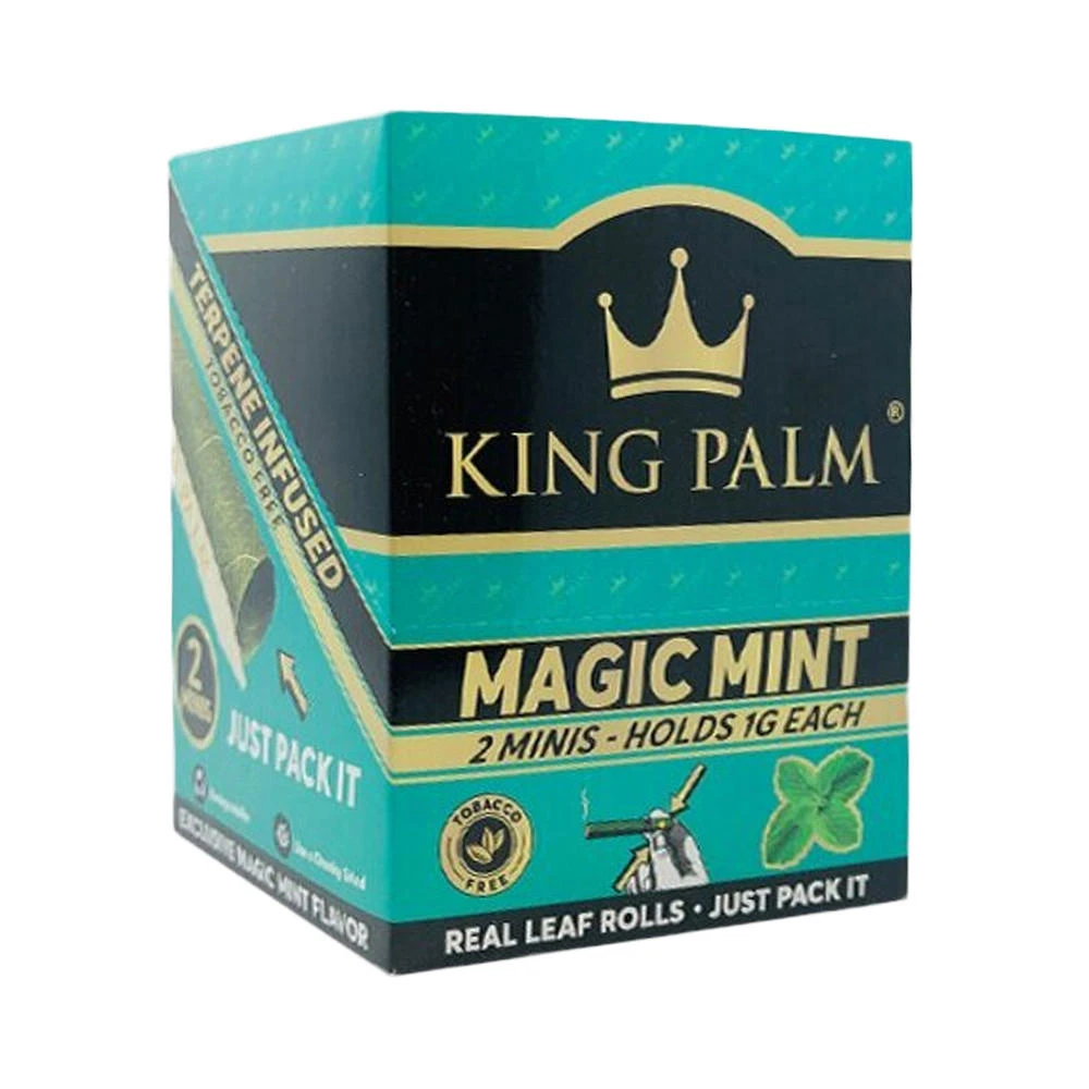 KING PALM 2 MINI ROLL SQUEEZE & POP DISPLAY - 20CT