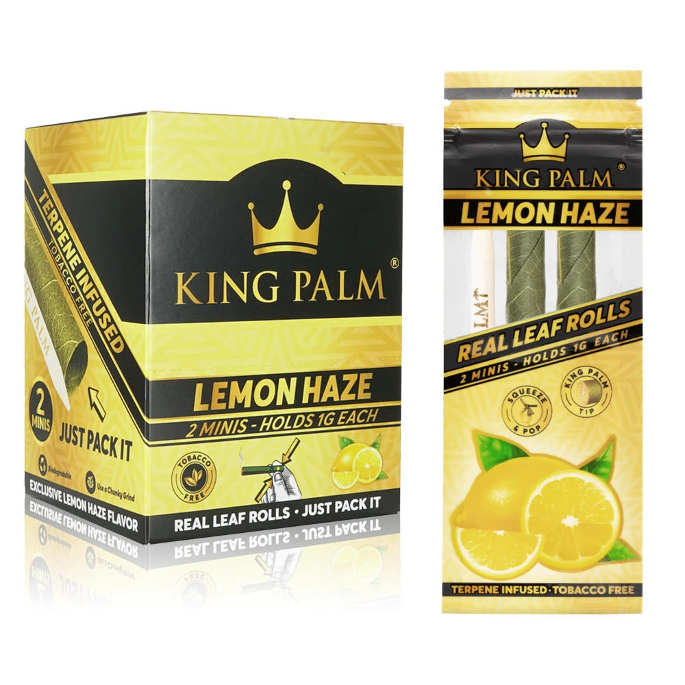 KING PALM 2 MINI ROLL SQUEEZE & POP DISPLAY - 20CT