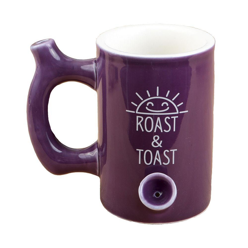 PLUM COLOR GLOSSY PREMIUM ROAST & TOAST MUG