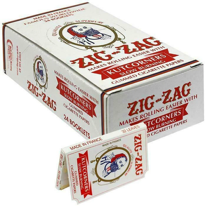 ZIG-ZAG KUTCORNERS CIGARETTE PAPER - 24CT