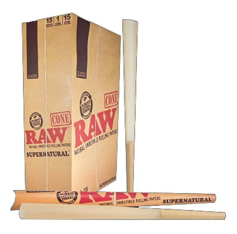 RAW SUPERNATURAL CONE BOX 12" - 15CT (RAW53)