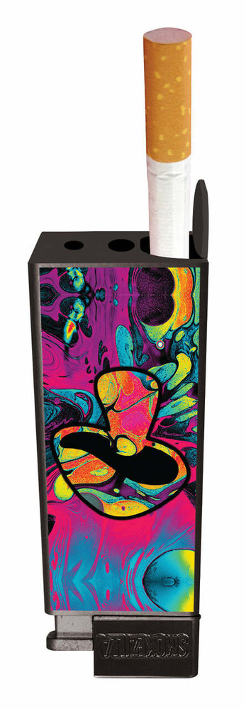 SMOKE ZILLA - CIGARETTE SAVER LIGHTER - ASSORTED DESIGN 1CT