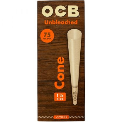 OCB PRE-ROLLED VIRGIN TOWER CONES 1 1/4 - 75CT