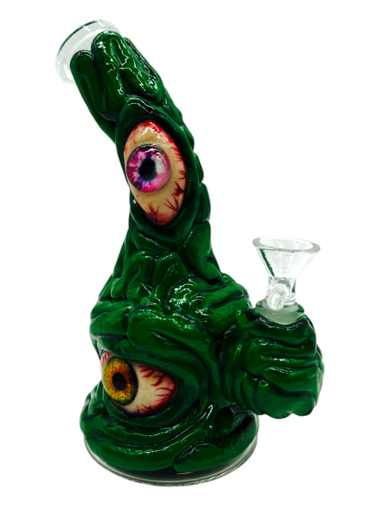 METRIX HULK EYE WATERPIPE ASSORTED COLOR 7"